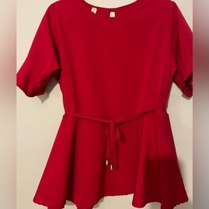 Red Blouse- XL